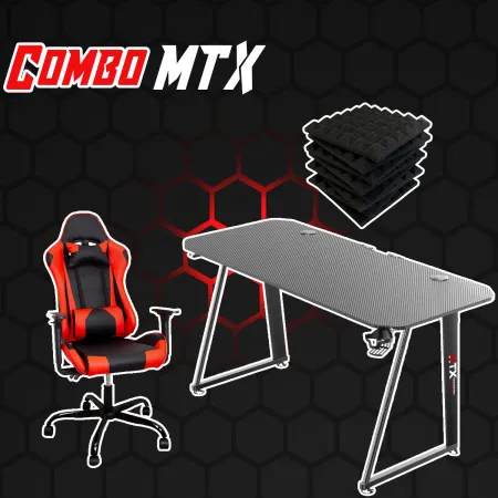 Postazione Completa Gaming: Sedia, Tavolo, Pannelli Fonoassorbenti - ZStyle