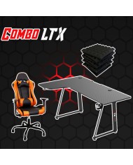 Set gaming completo di sedia, scrivania e pannelli fonoassorbenti