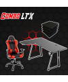 Set gaming completo di sedia, scrivania e pannelli fonoassorbenti