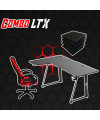 Set gaming completo di sedia, scrivania e pannelli fonoassorbenti