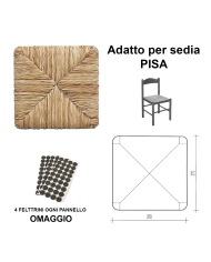 Sedile paglia 901