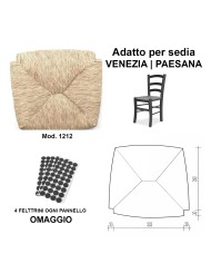 Sedile paglia 1212