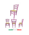 Sedia Venezia Colorata In Legno - 5 Colori Disponibili - ZStyle