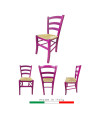 Sedia Venezia Colorata In Legno - 5 Colori Disponibili - ZStyle