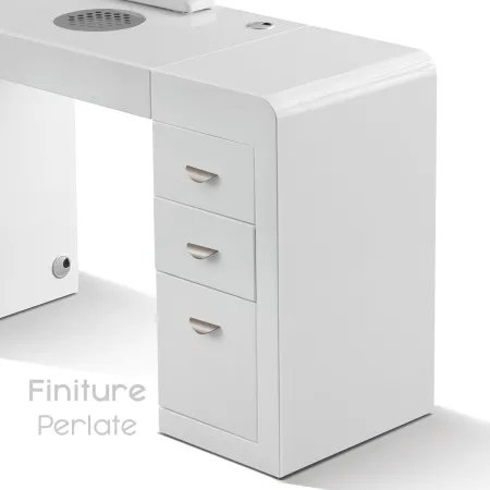 Tavolo Per Manicure Professionale Componibile Con Espositore E Led