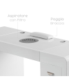 Tavolo Per Manicure Professionale Componibile Con Espositore E Led