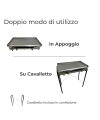 Griglia a gas Hura 80x50 cm modo di utilizzo