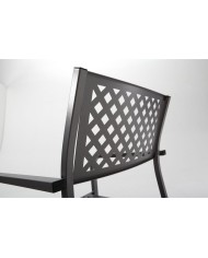 Dettaglio schienale poltroncina da giardino