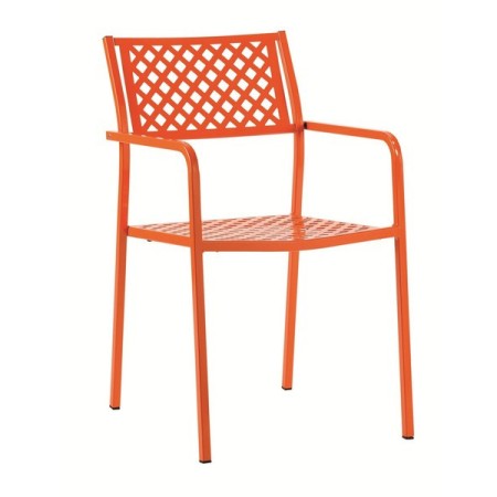 Poltroncina da esterno, arancio, su richiesta