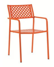 Poltroncina da esterno, arancio, su richiesta
