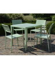 Sedia da giardino impilabile, verde, su richiesta