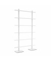 Libreria a parete, B.Bliotek, larghezza 120 cm, bianco opaco