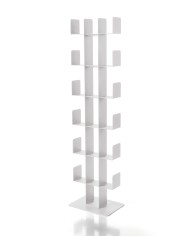 Libreria a colonna di design, bianco