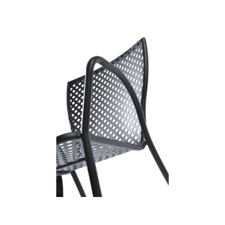 Poltroncina da giardino Made in Italy, dettaglio schienale