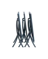 Tavolo da giardino pieghevole, Made in Italy, 80x80 cm, chiuso