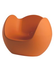 poltroncina lounge in polietilene Slide, arancione