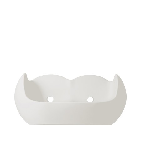 Blossy divano bianco latte frontale