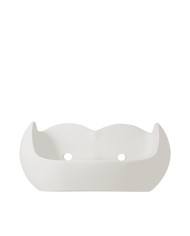 Blossy divano bianco latte frontale