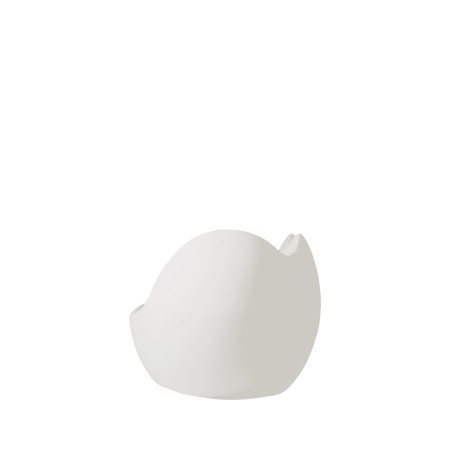 Blossy divano bianco latte lato