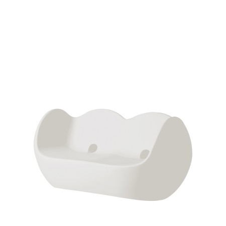 Blossy divano bianco latte prospettiva
