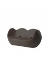 Blossy divano marrone cioccolato
