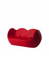 Blossy divano rosso fiamma prospettiva