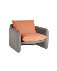 Mara grigio argilla-cuscino arancione terra