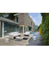 Mara Sofa struttura grigio tortora - cuscino bianco