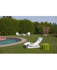 Chaise Longue Tic Tac bianca