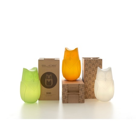 Bubo -  light white -green - orange