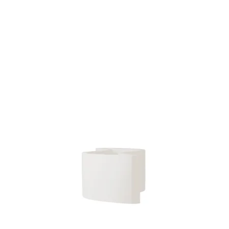Wave pot bianco - lato
