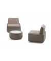 Bold Table golden grigio tortora