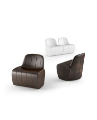 Jetlag Chair golden rust e bianca