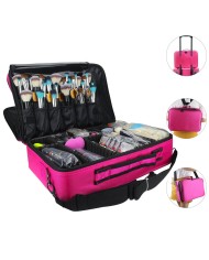 Beauty case da viaggio con manico e tracolla
