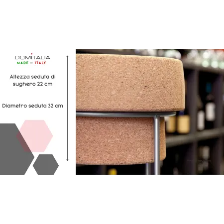 Sgabello Bouchon Domitalia - ZStyle