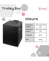 Trolley Box ZStyle - Contenitore Isotermico In EPP Per Alimenti