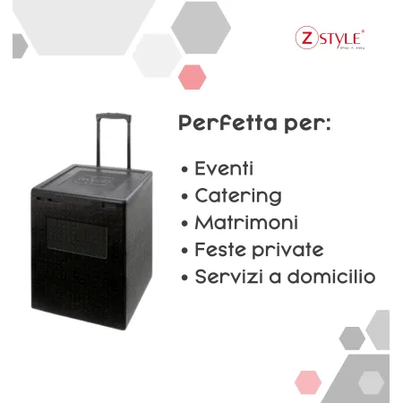 Trolley Box ZStyle - Contenitore Isotermico In EPP Per Alimenti