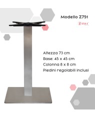 Basi per Tavoli in Acciaio Inox - ZStyle