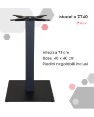 Base per tavoli in metallo - ZStyle