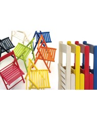 Sedia Pieghevole A Libro Colorata - ZStyle