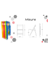 Sedia Pieghevole A Libro Colorata - ZStyle