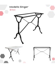 Base Per Tavolo In Ghisa ZStyle - Modello Singer
