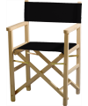 Sedia da regista in legno Mod. Capri - Sedia pieghevole - ZStyle