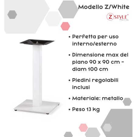 ZStyle Base Per Tavolo - Gamba Tavolino Bar Ristorante Bistrot Hotel