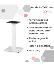 ZStyle Base Per Tavolo - Gamba Tavolino Bar Ristorante Bistrot Hotel
