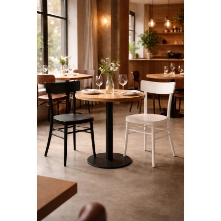 Sedia Milano Legno Massello Design Iconico
