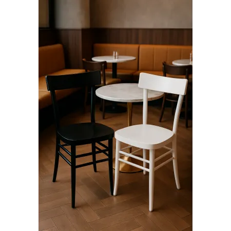 Sedia Milano Legno Massello Design Iconico