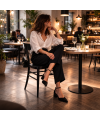 Sedia Milano Legno Massello Design Iconico