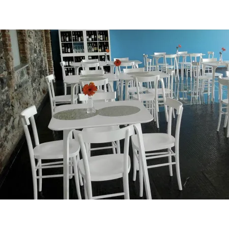 Sedia Milano Legno Massello Design Iconico