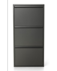 Scarpiera Slim in Metallo 3 Ante